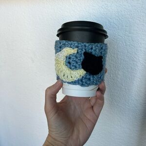 Cat coffee cozy